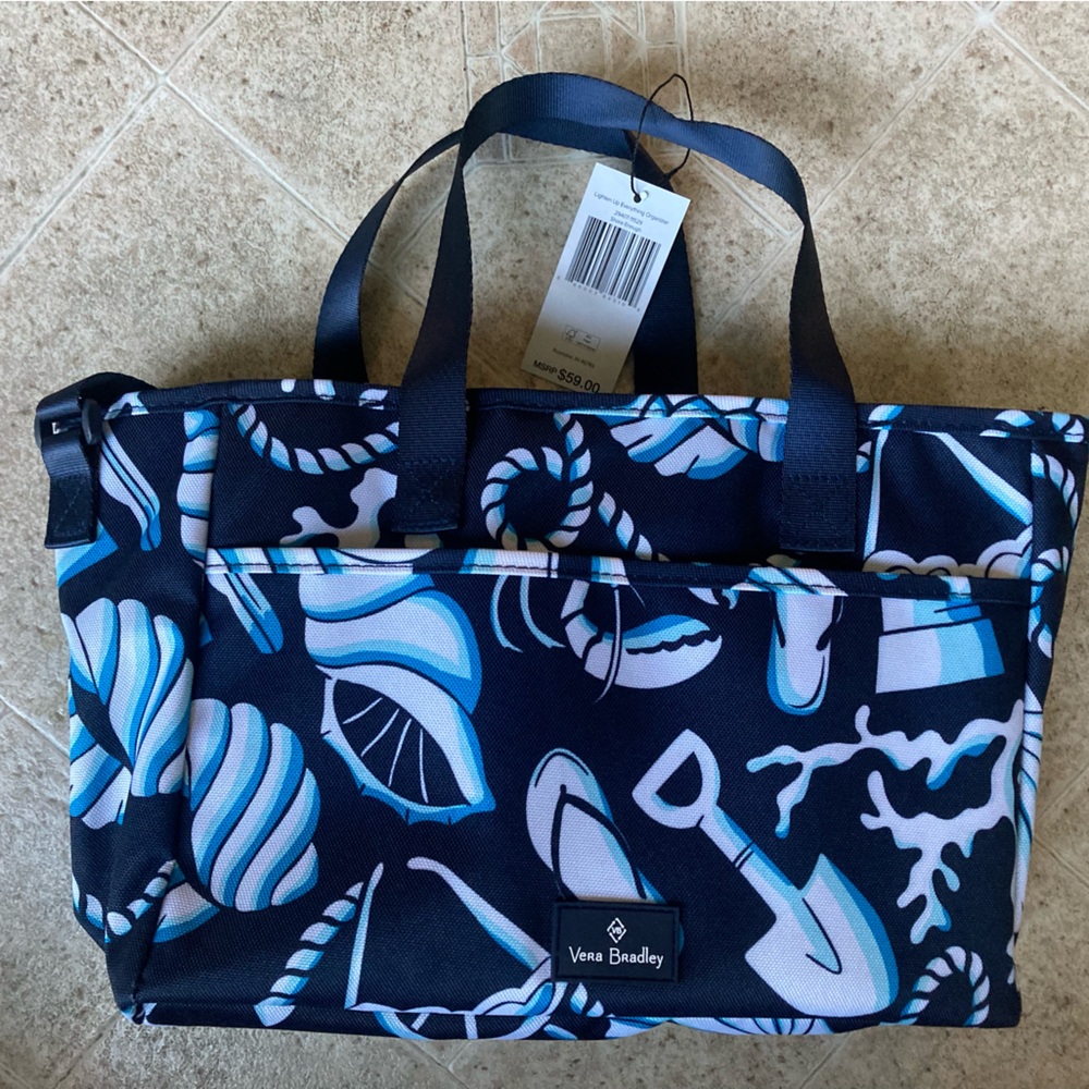 Vera Bradley Everything Organizer in Shore Enough NWT Price is FIRM No Offers
